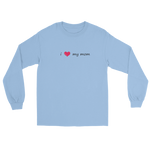 I Love My Mom Longsleeve Powder Blue