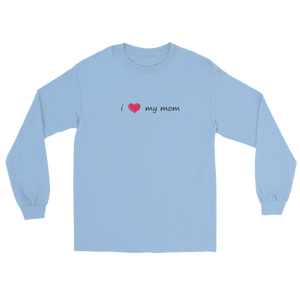 I Love My Mom Longsleeve Powder Blue